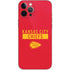 NFL Kansas City Chiefs Red Performance Series iPhone 12 Pro Max Skin